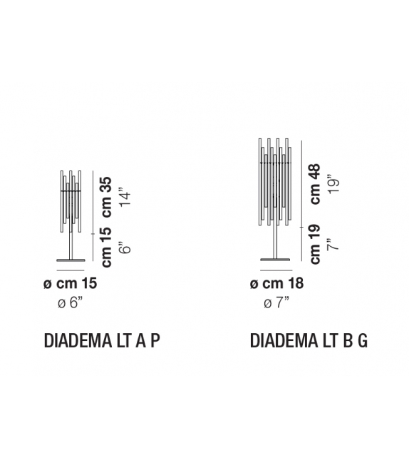 Diadema Vistosi Lampe de Table