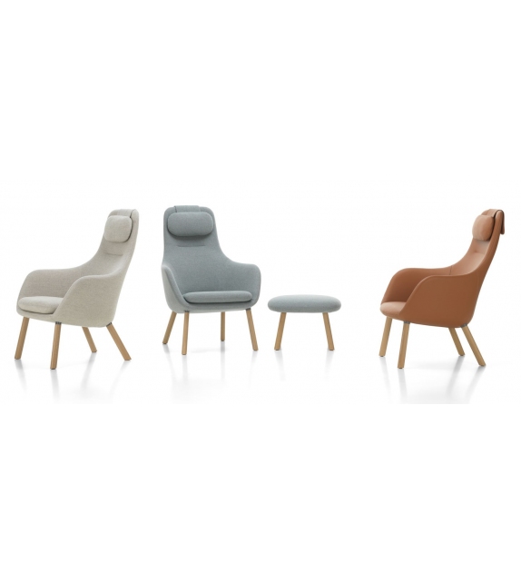 HAL Lounge Chair & Ottoman Vitra