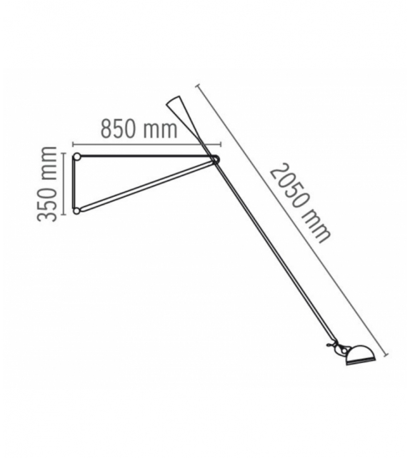 265 Chromatica Flos Wandleuchte