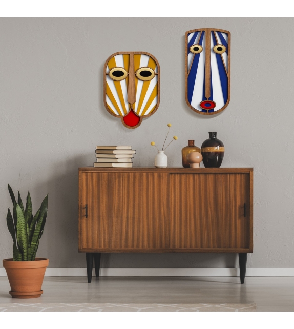 Modern African 38 Umasqu Decoración de Pared