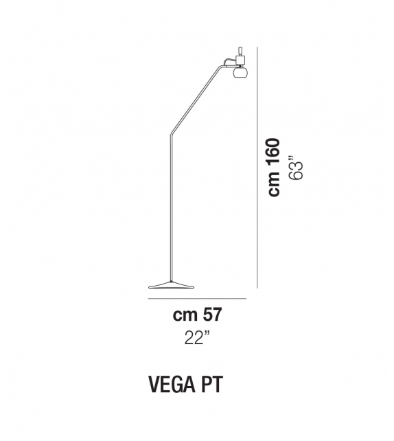 Vega Vistosi Stehleuchte