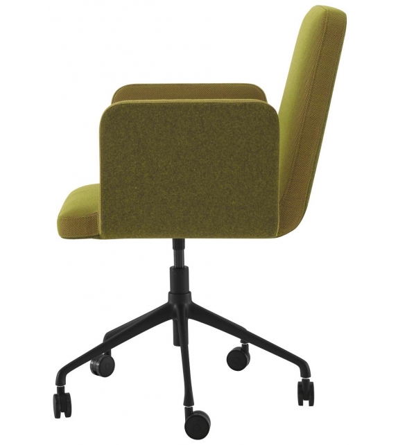 Vik 2 Ligne Roset Swivel Chair on Castors