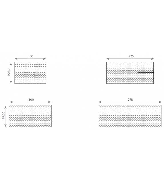 Allungami Ligne Roset Ausziehbarer Tisch