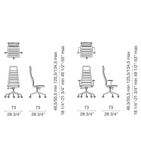 Lotus (High) Silla En Las Ruedas Cappellini