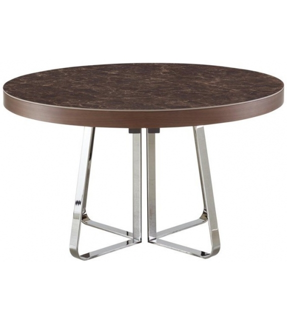 Ava Ligne Roset Extendable Table with Top in Ceramic Stoneware