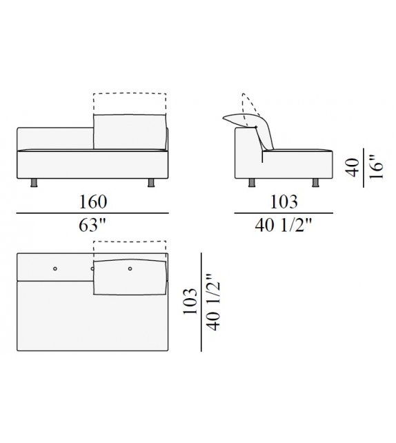 Absolu Edra Modulares Sofa