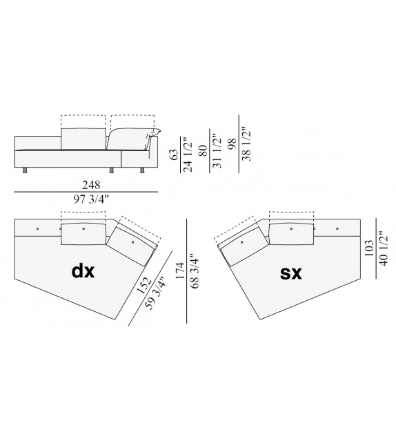 Absolu Edra Modulares Sofa