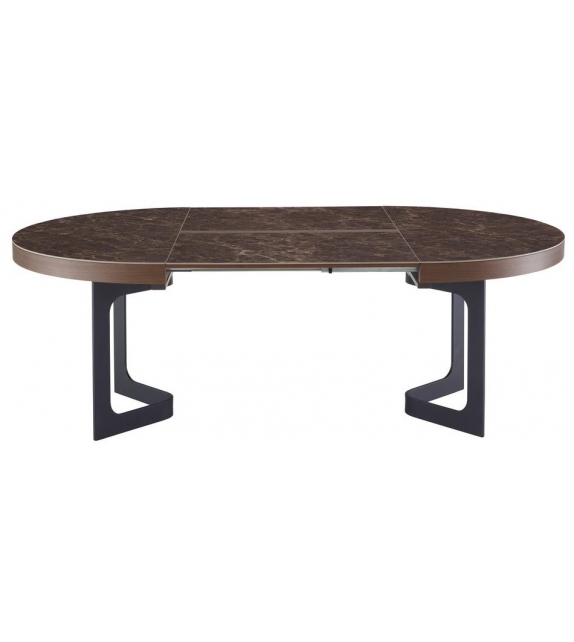 Java Ligne Roset Extendable Table with Top in Ceramic Stoneware