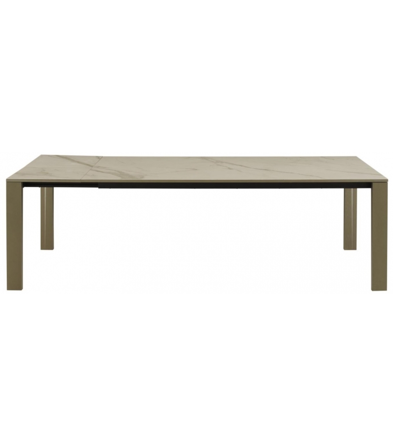 Naïa Ligne Roset Mesa Extensible con Superficie de Gres Cerámico