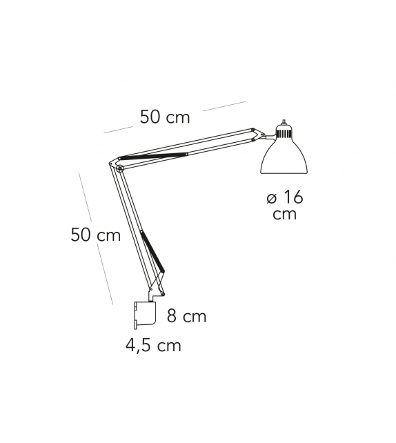 Naska LED Fontana Arte Lampada da Parete