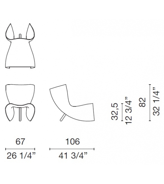 Felt Chair Cappellini Fauteuil