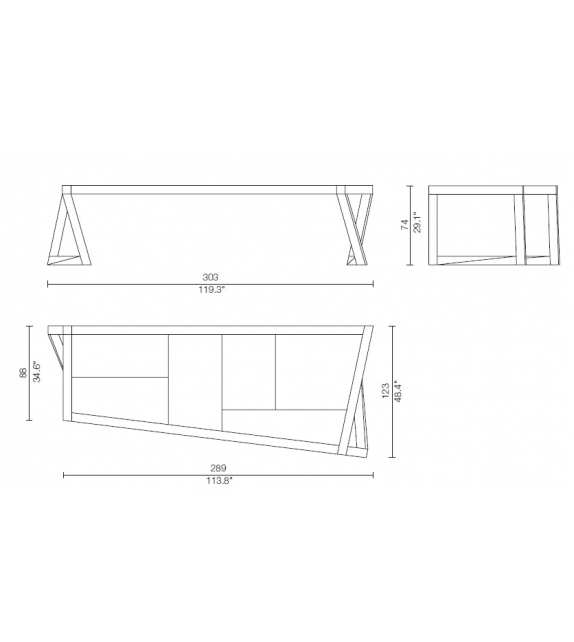 196 Rotor Table Cassina