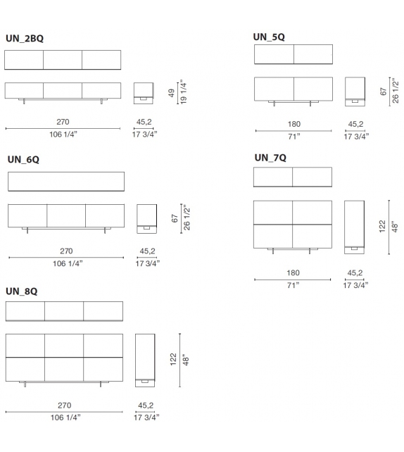 Uni Cappellini Meuble de Rangement