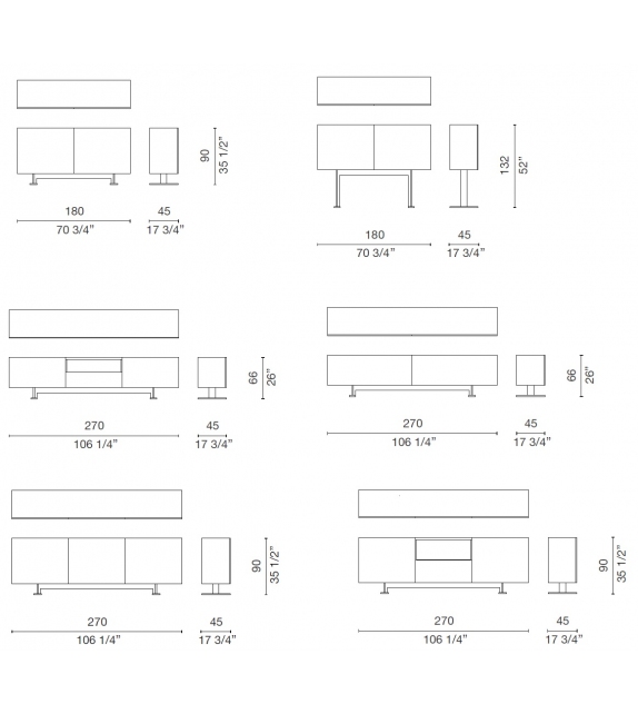 Luxor Cappellini Kommode