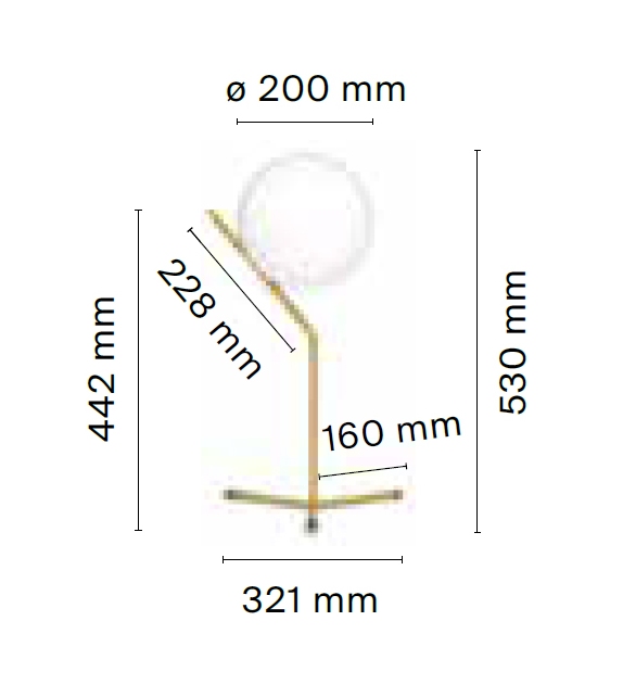 Versandfertig - IC T1 High Tischlampe Flos