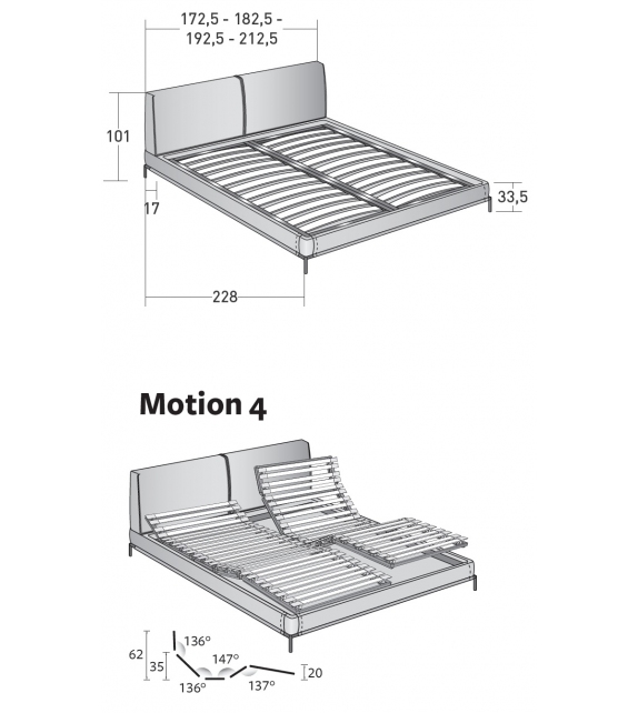 Icon Flou Bed