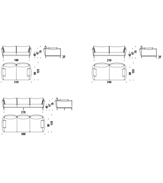 Gentry Moroso Sofa