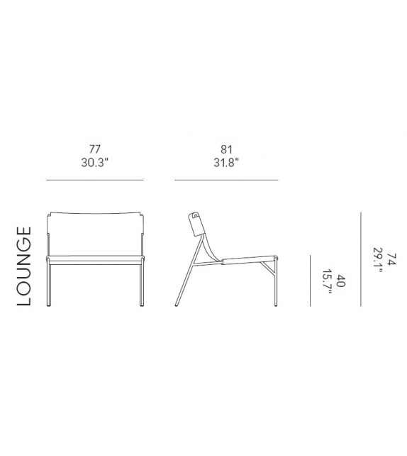 Tout le Jour Lounge Casamania & Horm Fauteuil