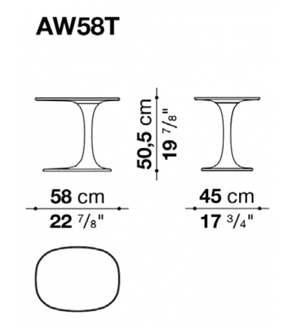 Awa B&B Italia Beistelltisch