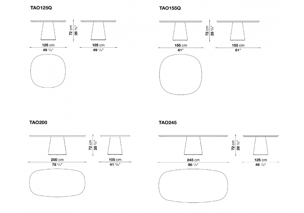 Allure O' B&B Italia Table - Milia Shop