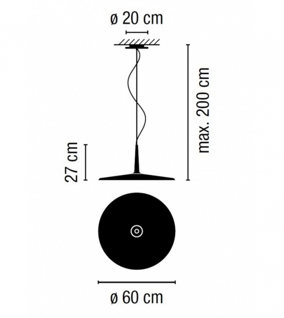 Prêt pour l'expédition - Skan Vibia Suspension