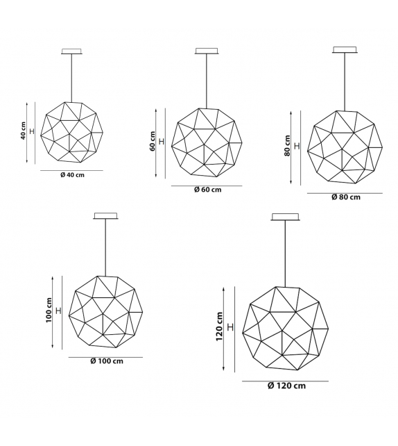 Cosmos Globe Quasar Suspension Lamp