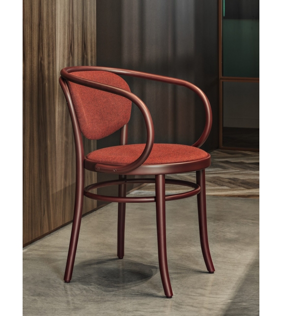 Wiener Gebrüder Thonet Vienna Upholstered Armchair