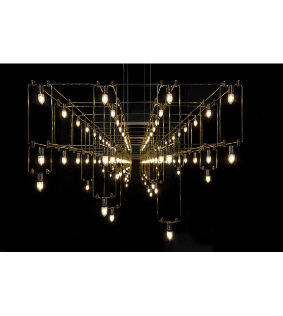 Universe Square with drops Quasar Suspension Lamp