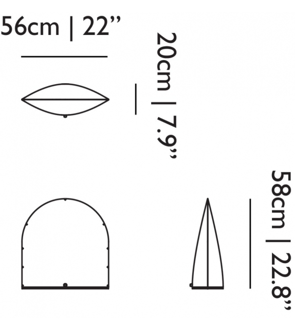 Space Moooi Lámpara de Mesa