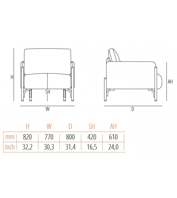 Jannis Lounge Gebrüder Thonet Vienna Lounge Chair