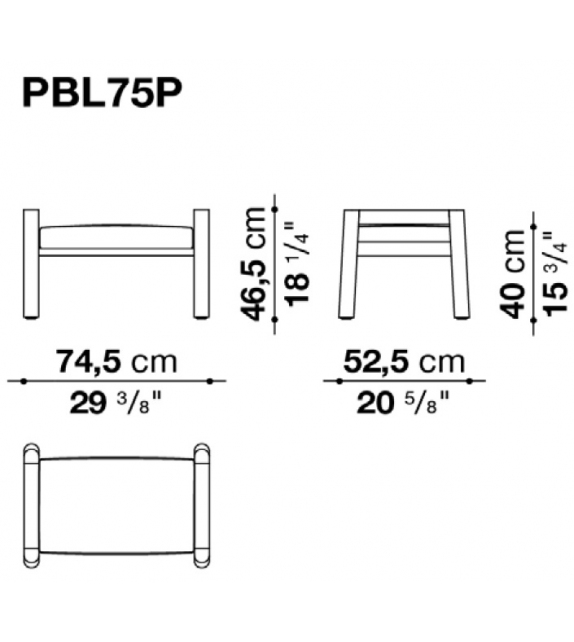 Pablo B&B Italia Outdoor Pouf