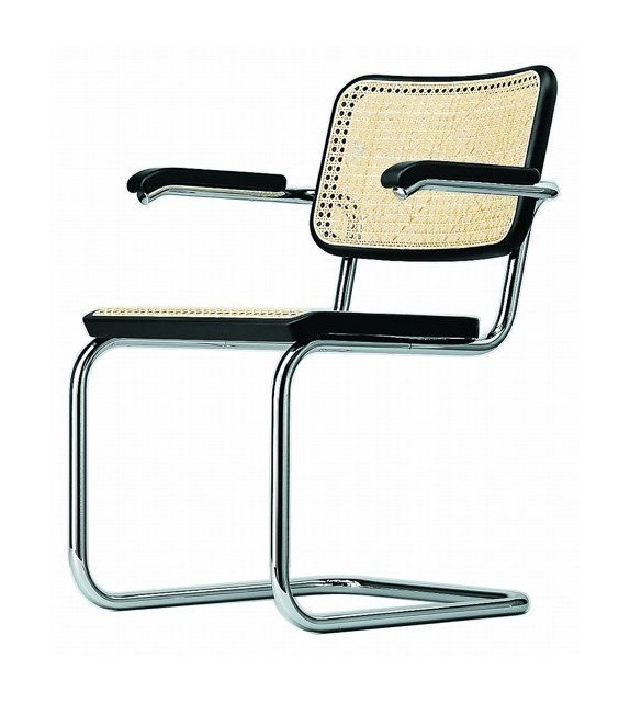 S 64 V Thonet Chair with Armrests