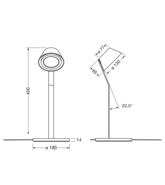 Lei Occhio Lampe de Table