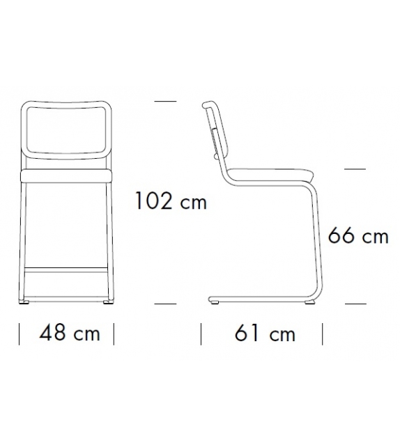 S 32 SPVH / SPVHT Thonet Stool