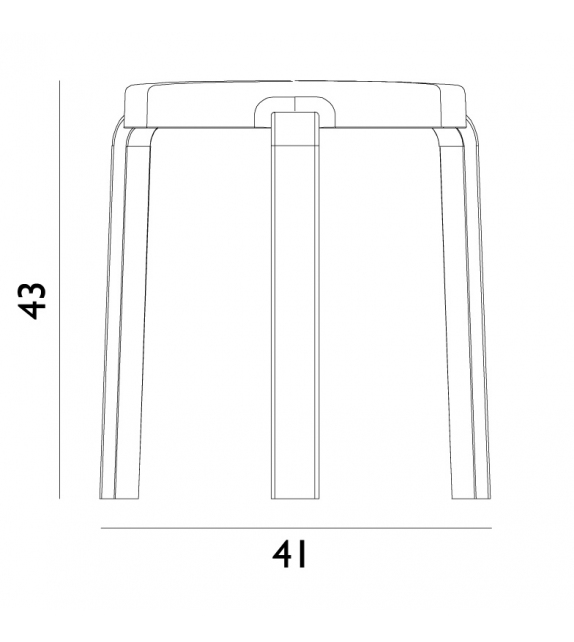 Tap Black Normann Copenhagen Sgabello