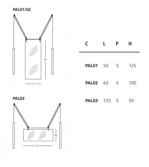 Palanco Glas Italia Miroir