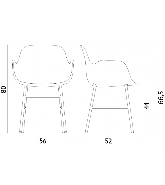 Form Normann Copenhagen Upholstered Armchair