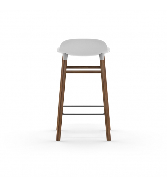 Form Normann Copenhagen Stool with Wood Legs