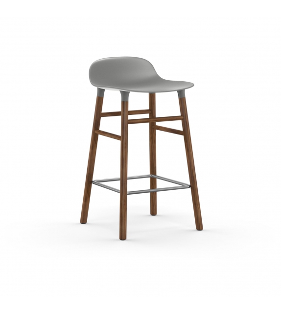 Form Normann Copenhagen Stool with Wood Legs