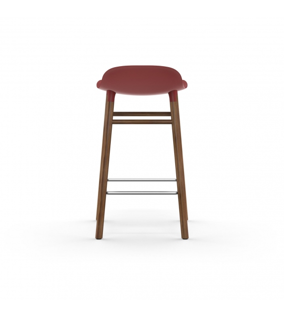 Form Normann Copenhagen Stool with Wood Legs