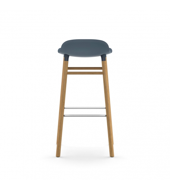 Form Normann Copenhagen Stool with Wood Legs