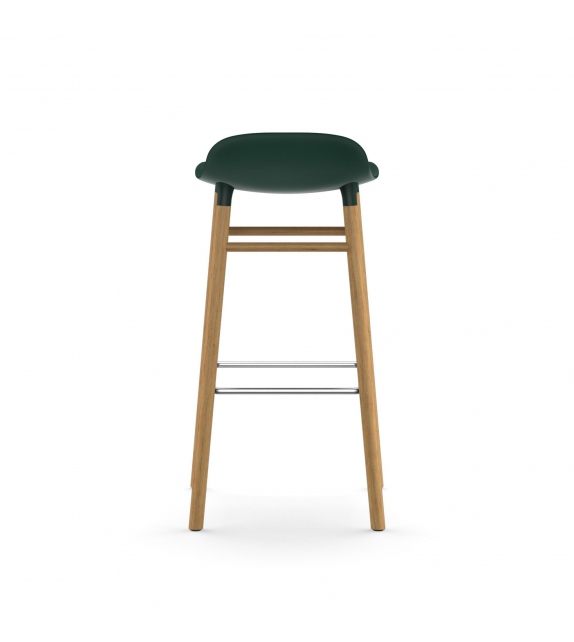 Form Normann Copenhagen Stool with Wood Legs