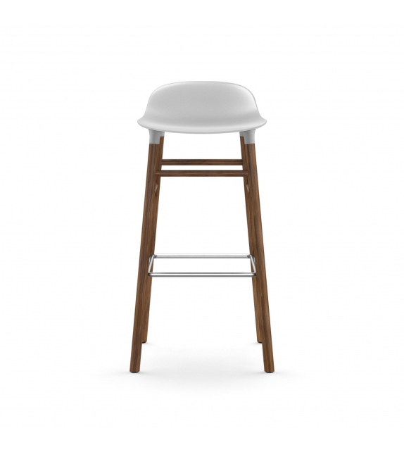 Form Normann Copenhagen Stool with Wood Legs