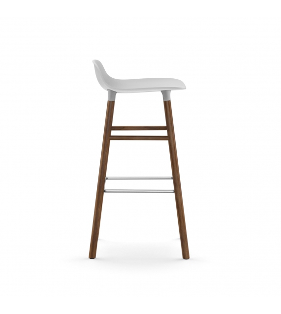 Form Normann Copenhagen Stool with Wood Legs