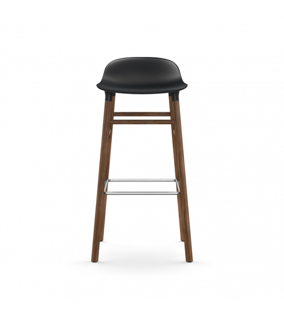 Form Normann Copenhagen Stool with Wood Legs