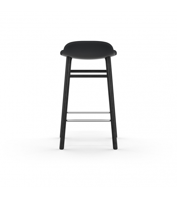 Form Normann Copenhagen Stool with Wood Legs