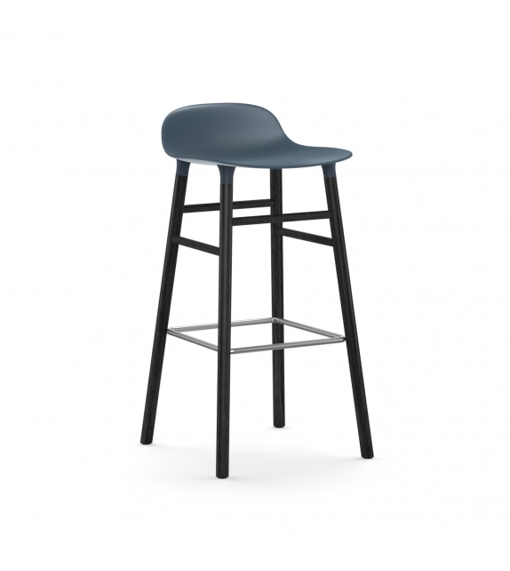 Form Normann Copenhagen Stool with Wood Legs