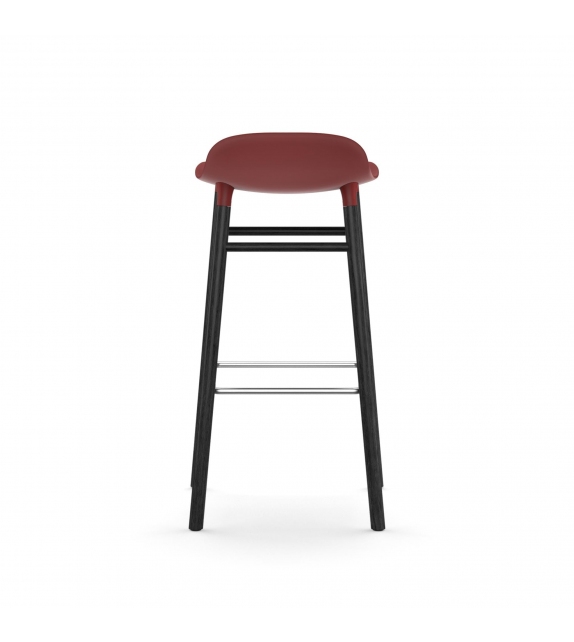 Form Normann Copenhagen Stool with Wood Legs