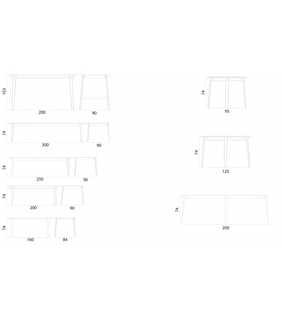 Slice Linoleum Normann Copenhagen Table