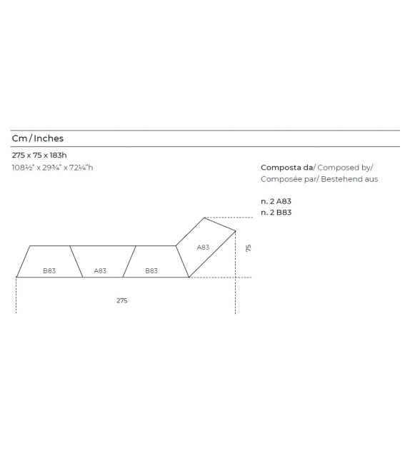 Prism Divider Gallotti&Radice Shelving System